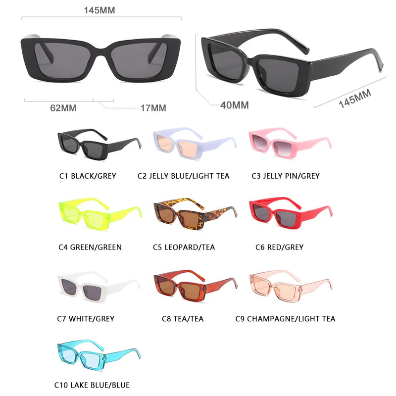 Fashion Small Rectangle Sunglasses™