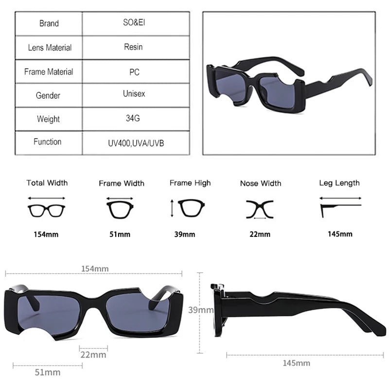 Unique Rectangle Sunglasses™