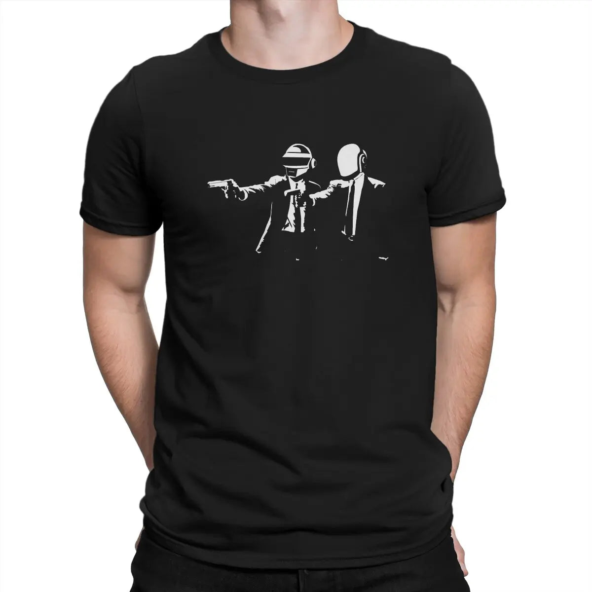 Gun Man TShirt Daft Punk Electronic