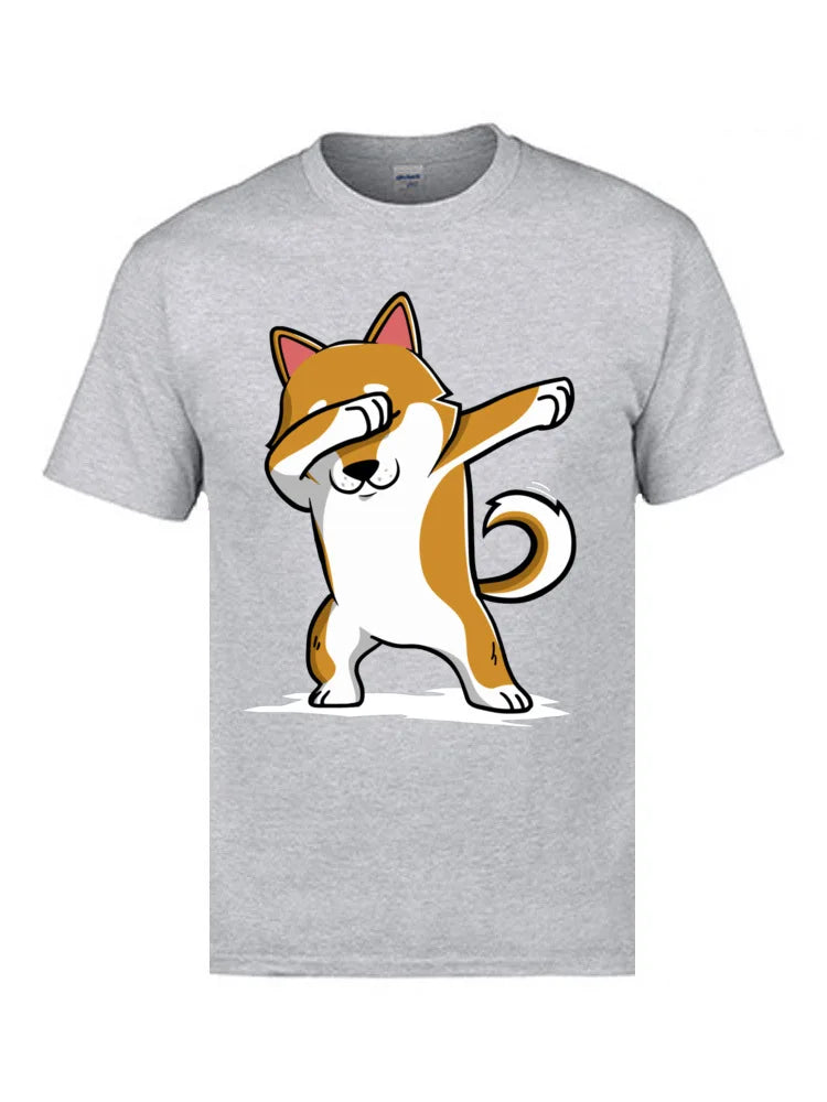 Funny Tshirt Dabbing Shiba