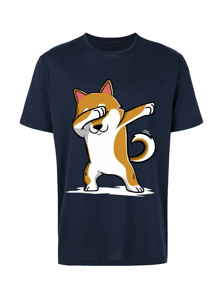 Funny Tshirt Dabbing Shiba